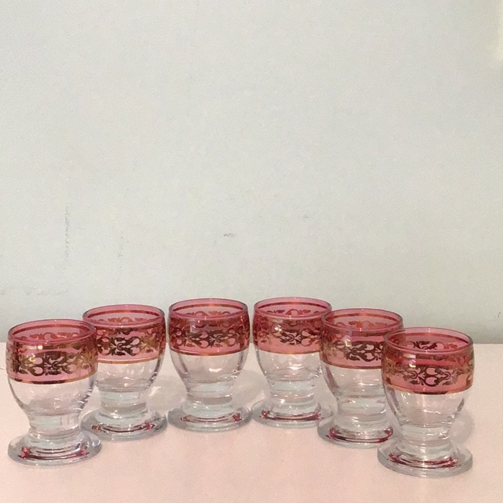 6 AUTHENTIC ITALIAN SHOT GLASSES